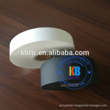 Thermal transfer printing care label material nylon taffeta label ribbon